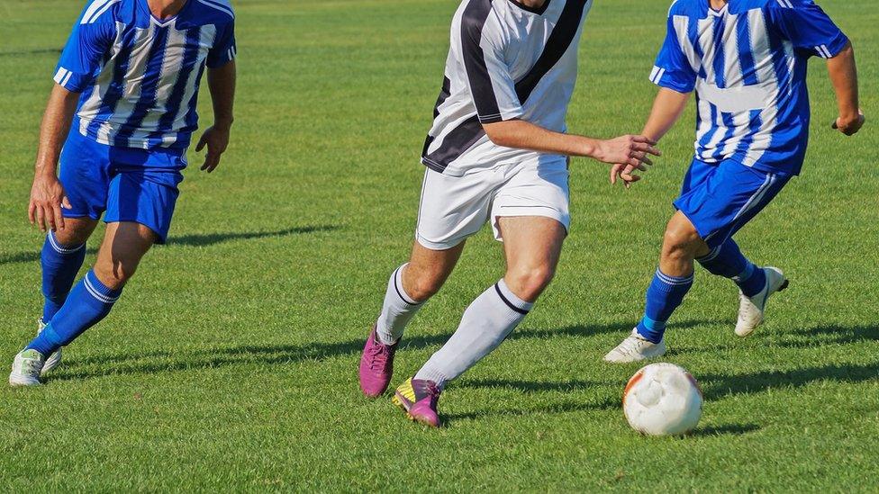 A football match