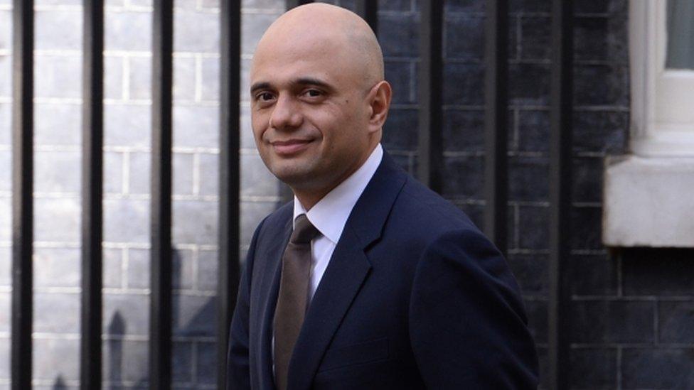 Business Secretary Sajid Javid