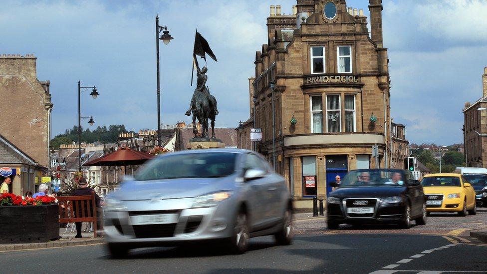 Hawick town centre