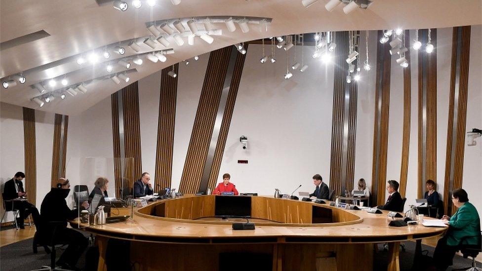 Nicola Sturgeon gives evidence to the Alex Salmond committee