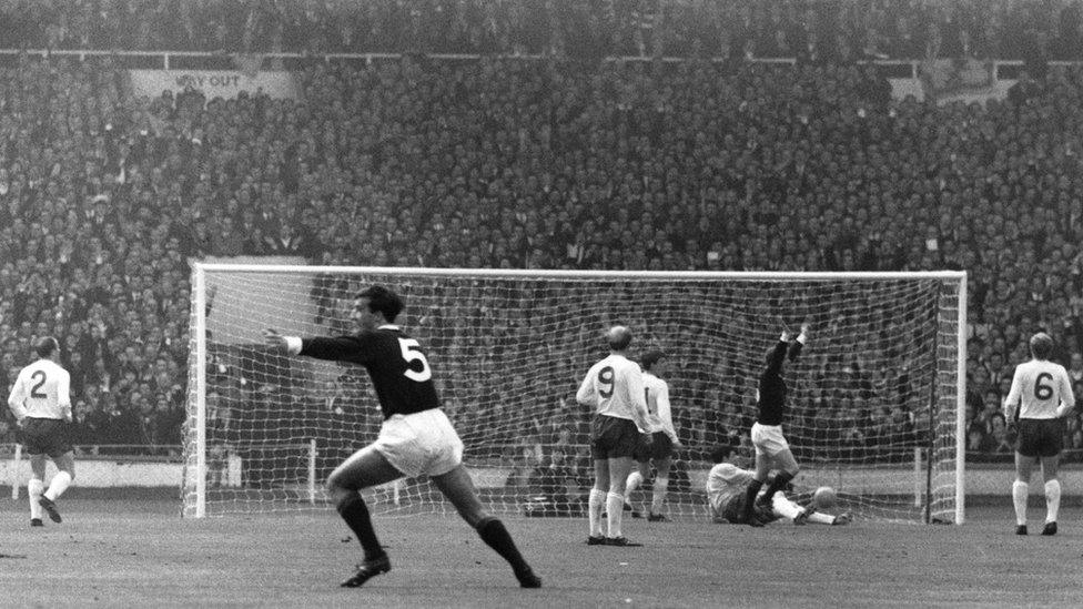 Scotland players celebrate