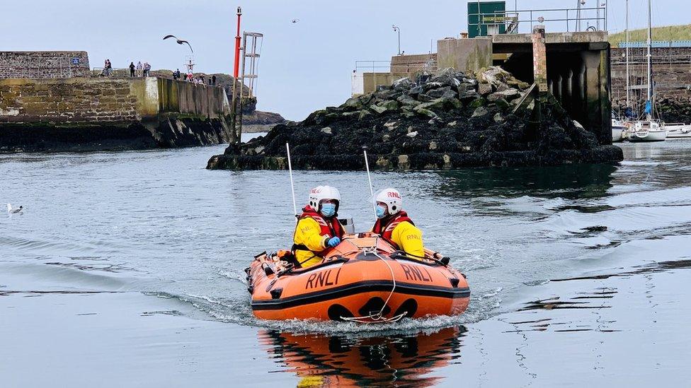 Eyemouth inshore lifeboat