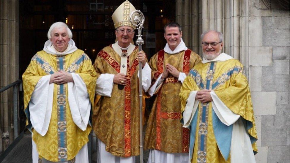 Mulryne (third from left) was ordained by the Archbishop of Dublin, Diarmuid Martin