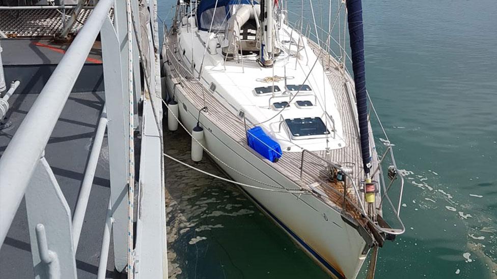The Sy Atrevido had sailed from South America