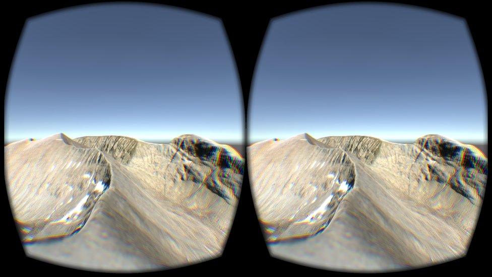 Ben Nevis in Oculus Rift game