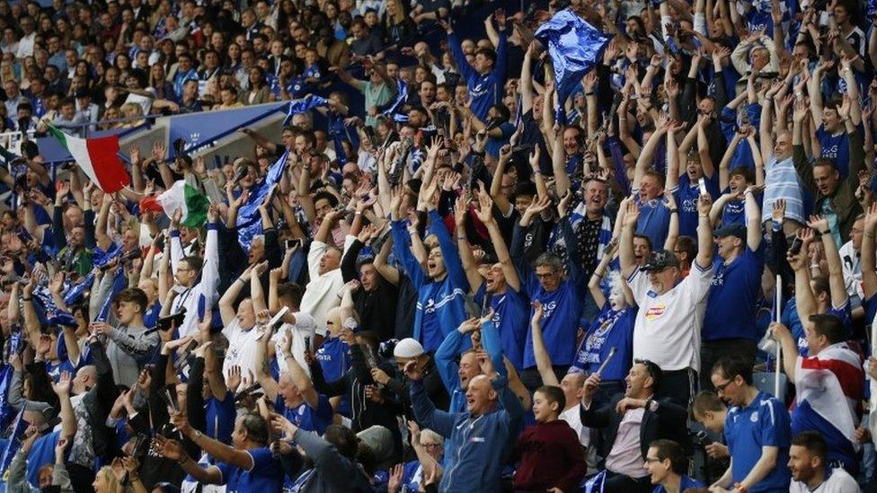 Fans at the King Power