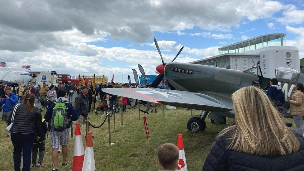 Crowds at Teesside Airshow