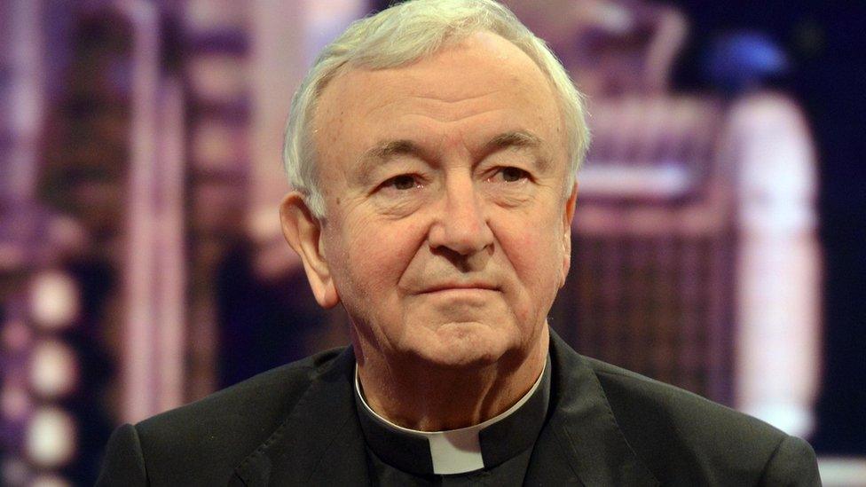 Cardinal Vincent Nichols on the Andrew Marr Show in 2015.