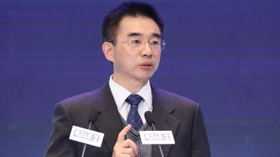 Wu Zunyou, chief epidemiologist at the Chinese Center for Disease Control and Prevention, speaks during Caijing Magazine Annual Conference 2021 at Beijing International Fortune Center on November 25, 2020 in Beijing, China.