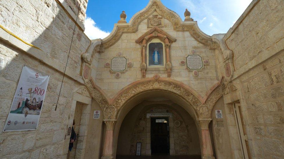 Entrance to the Milk Church