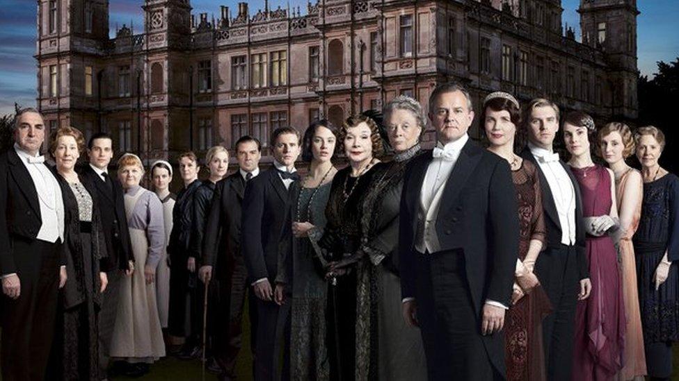 The cast of Downton Abbey