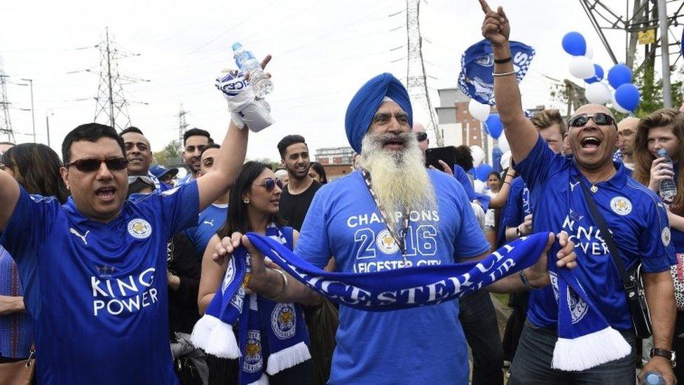 Fans at King Power