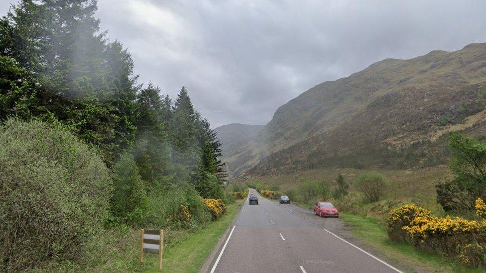 A87 near Glen Shiel