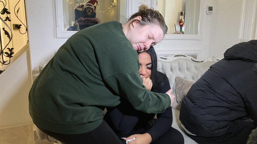 William Brown’s mother Laura consoled at her home in Folkestone