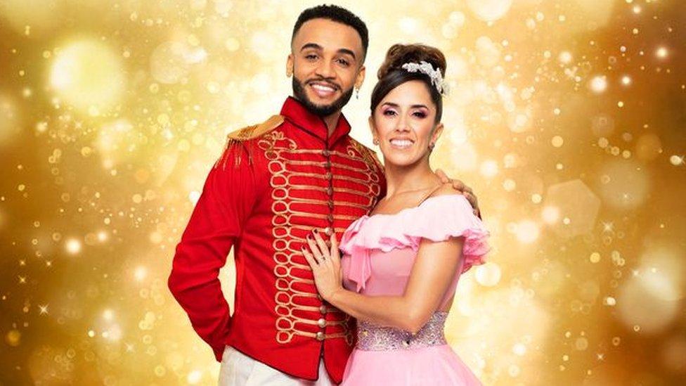 Aston Merrygold and Janette Manrara