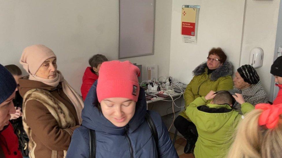 Invincibility centres like this in Kharkiv have become a lifeline during winter power cuts