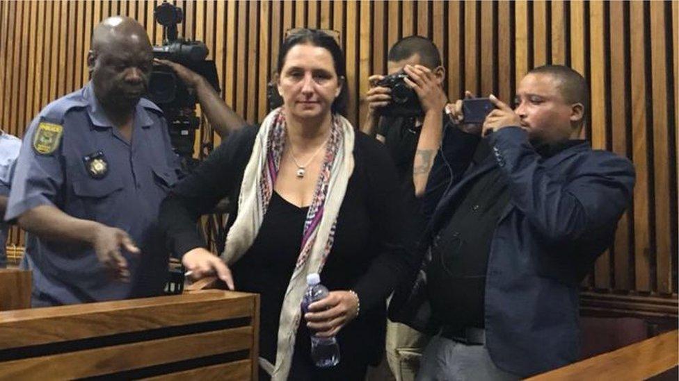 Vicky Momberg in court in South Africa