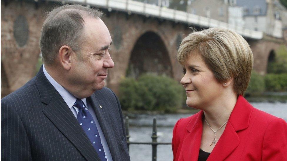 alex salmond and nicola sturgeon