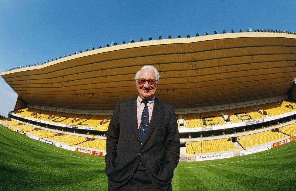 Sir Jack Hayward at Molineux