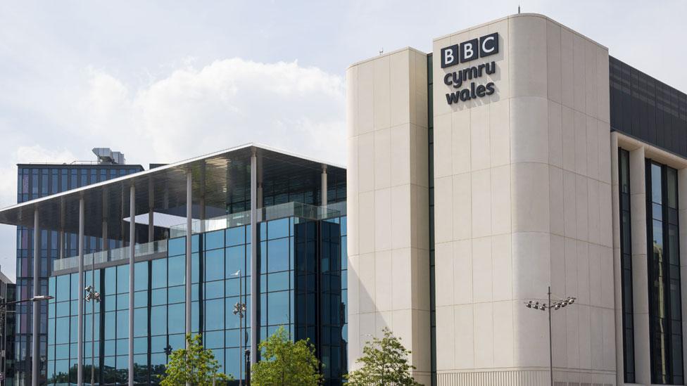 Tony Hall was speaking at the BBC's new Central Square offices in Cardiff