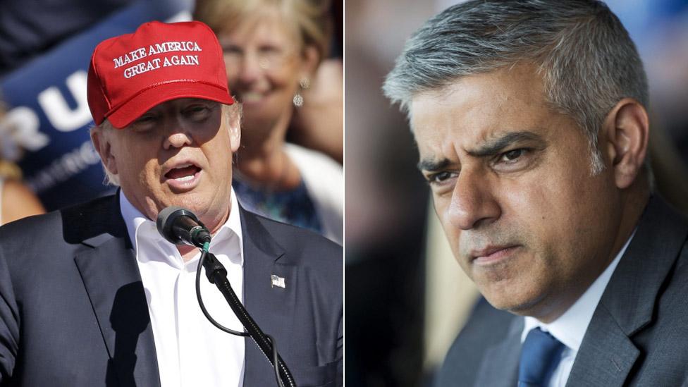 Donald Trump, Sadiq Khan