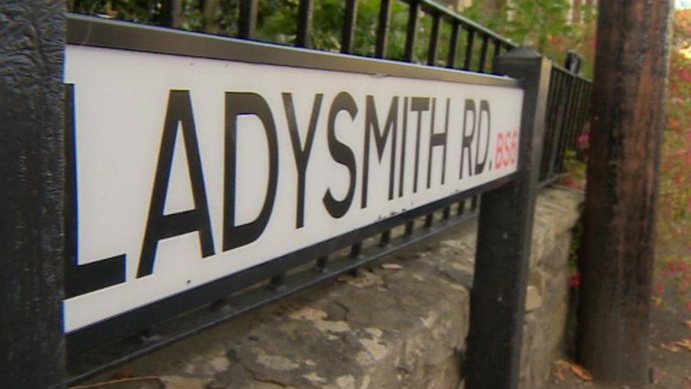 Ladysmith Road sign