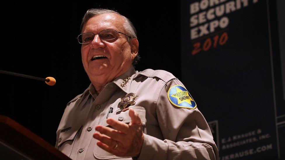 Joe Arpaio at a Border Security Expo