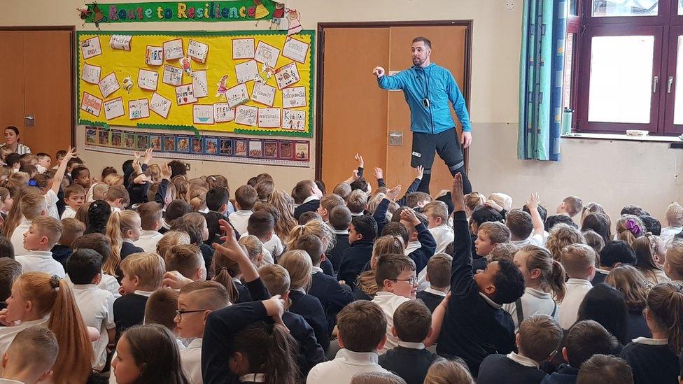 Ben Smith school talk in 2019