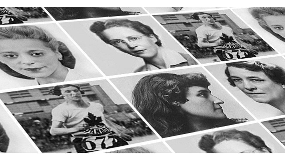 Collage of women on who may be on the banknote
