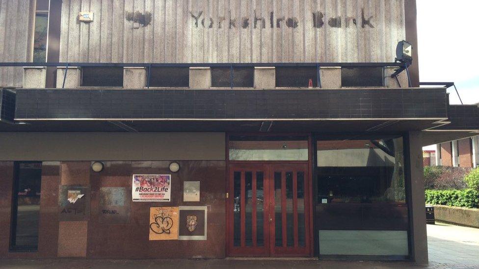 Closed branch of Yorkshire Bank, The Moor, Sheffield. Picture: Richard Bolam