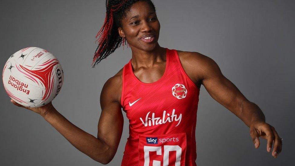 Former captain of the England women's netball team Ama Agbeze