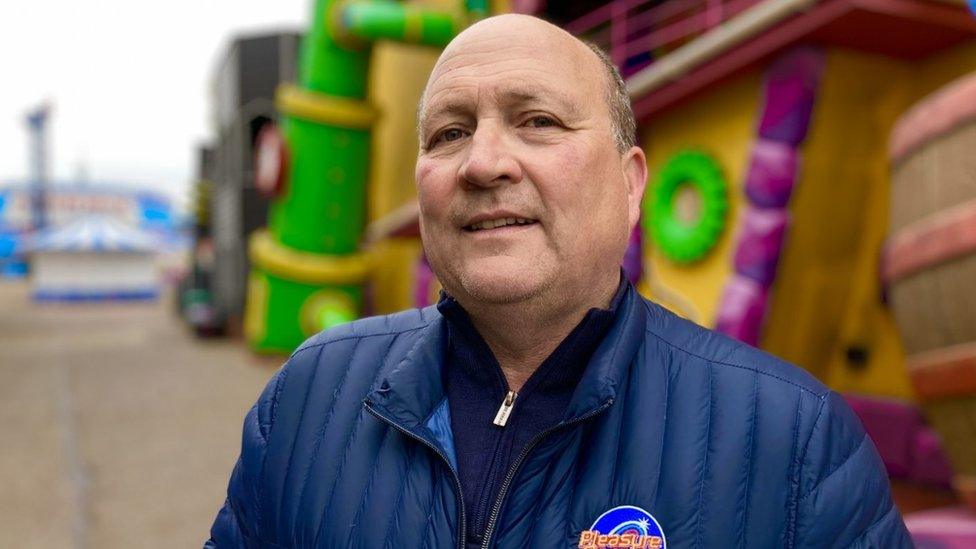 Albert Jones, owner of Pleasure Beach in Great Yarmouth