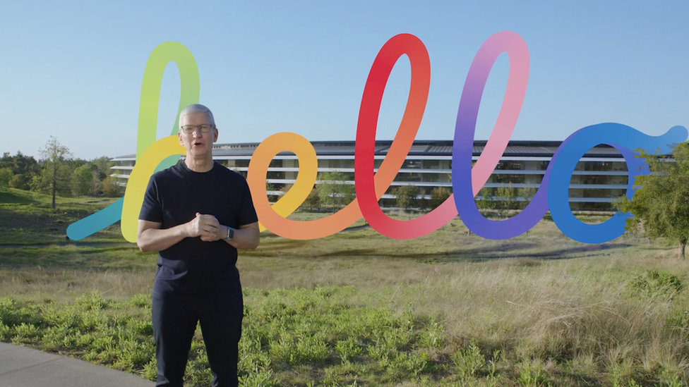 Tim Cook at the Apple Event