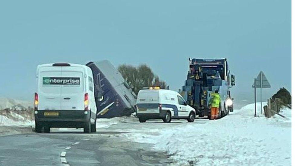 Second A90 crash