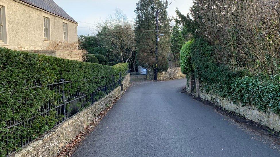 Church Road in Llanblethian