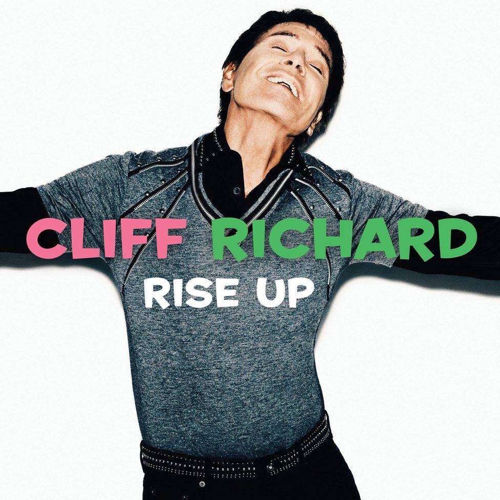 Cliff Richard's new album cover