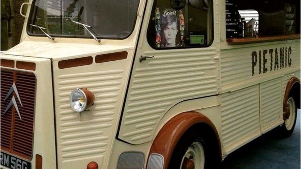 The van which has been stolen