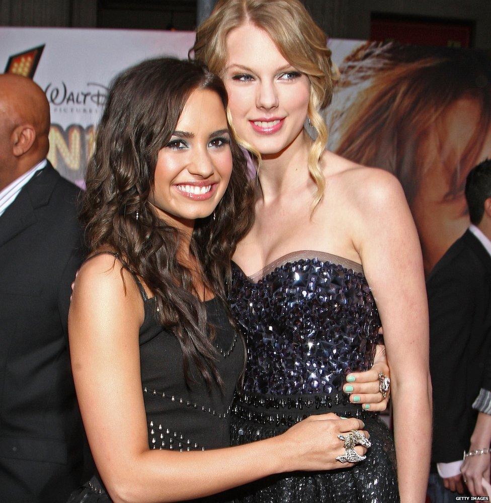 Demi Lovato and Taylor Swift