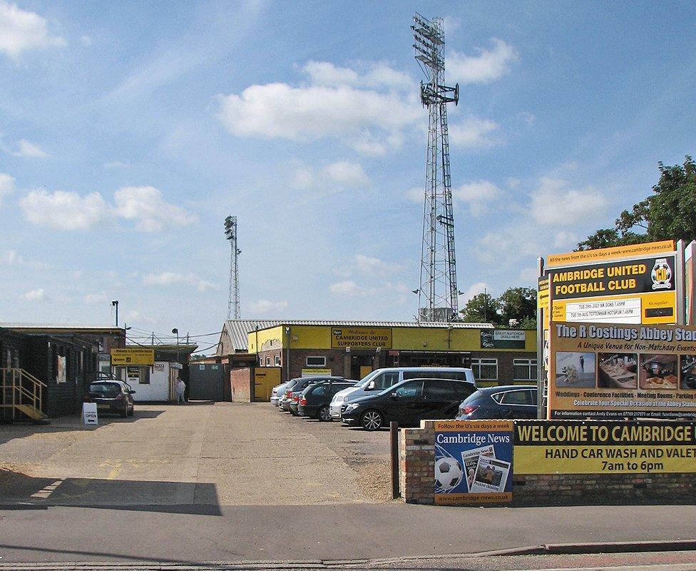 Cambridge United's Abbey Stadium