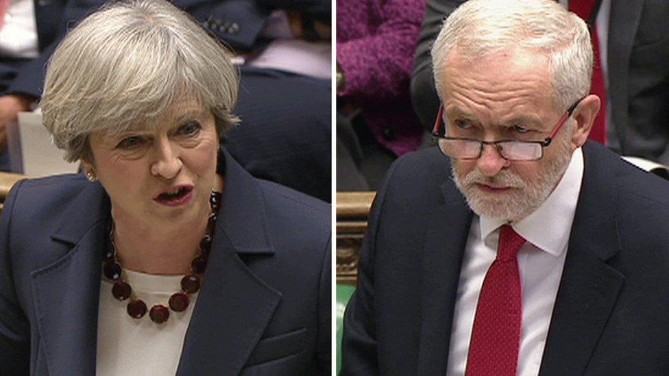 Theresa May and Jeremy Corbyn