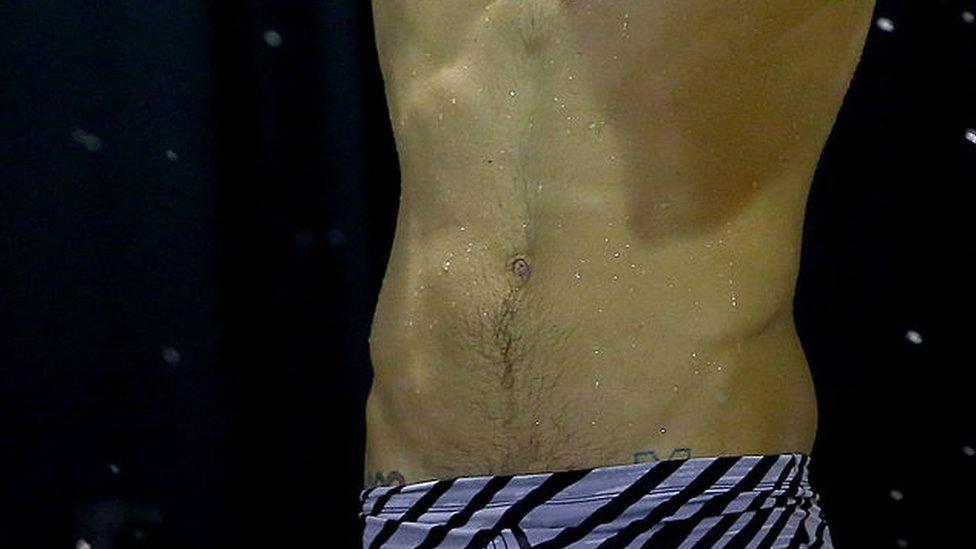 Michael Phelps trains ahead of the Arena Grand Prix at Charlotte at Mecklenburg County Aquatic Center on May 15, 2014 in Charlotte, North Carolina