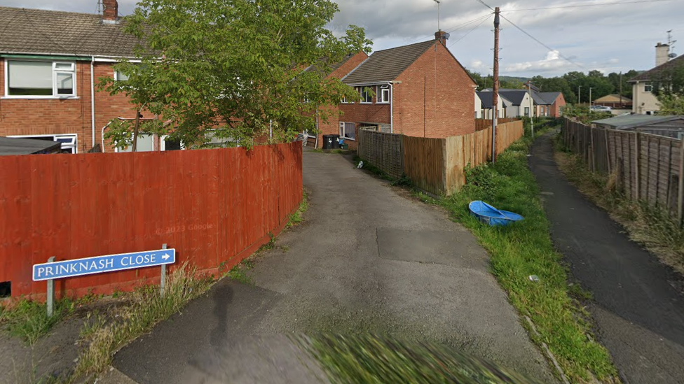 A street view of Prinknash Close