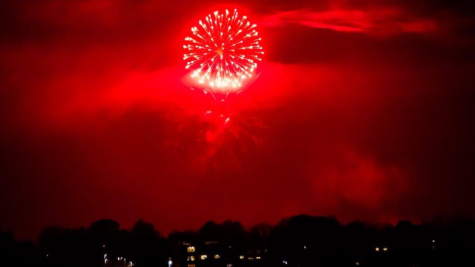 St Albans Cathedral fireworks