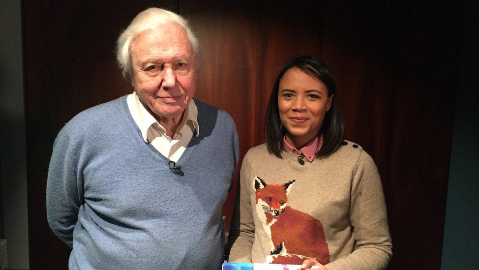 Leah and Sir David Attenborough