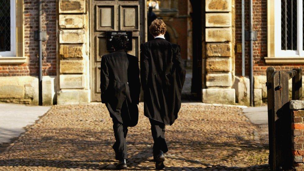 Pupils at Eton College