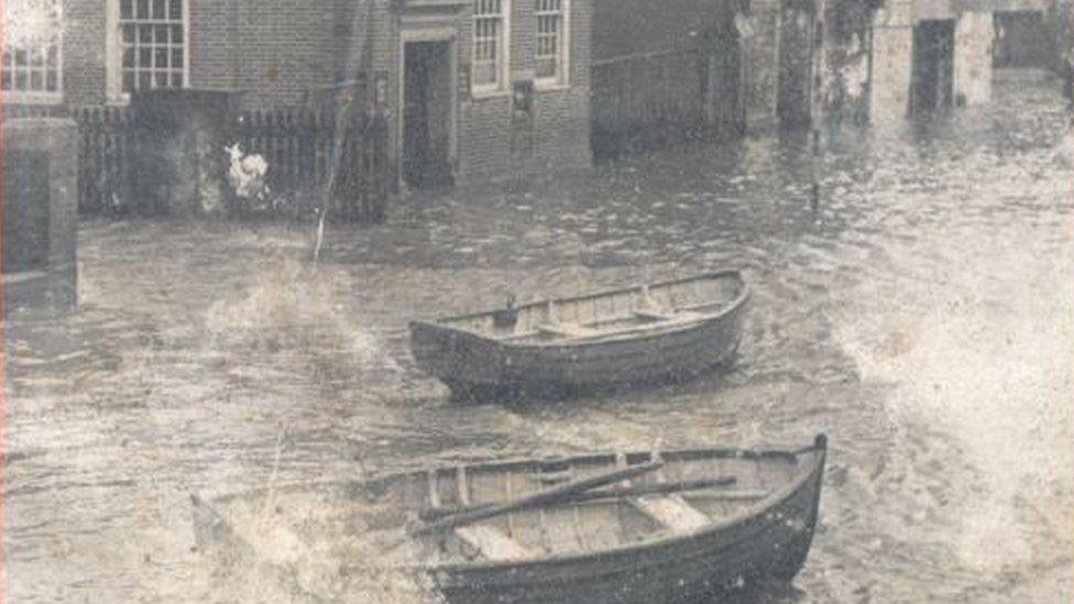 Flooding in Mablethorpe