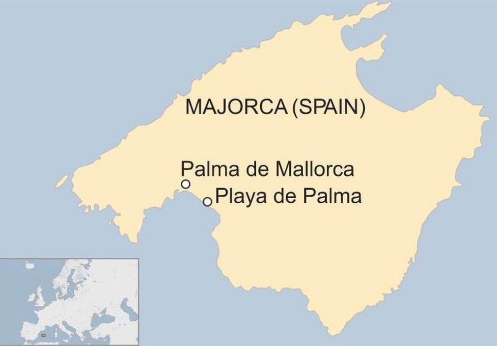 Majorca map