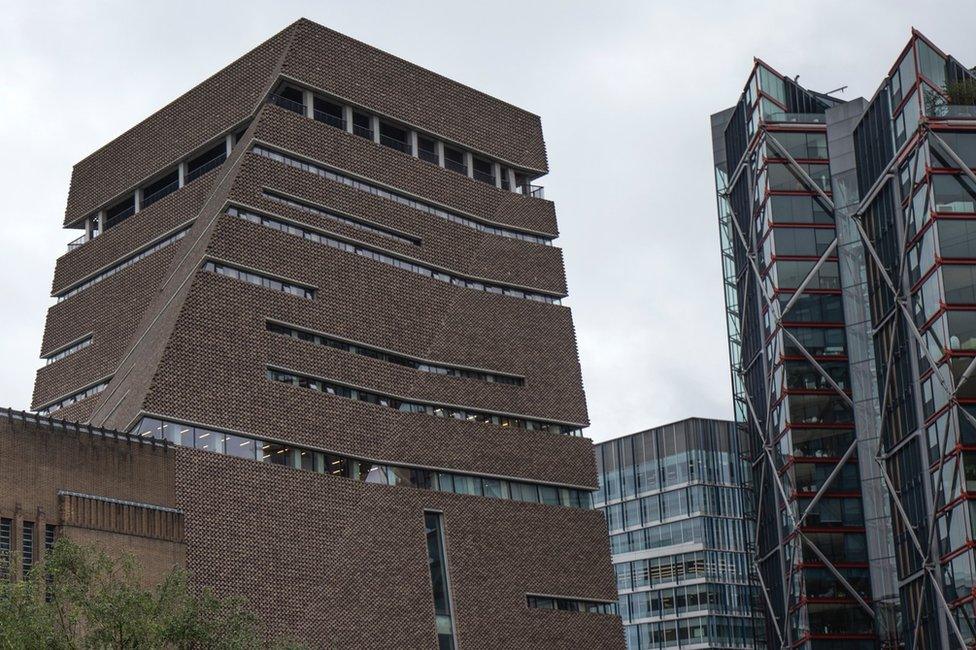 Flats beside Tate Modern viewing platform