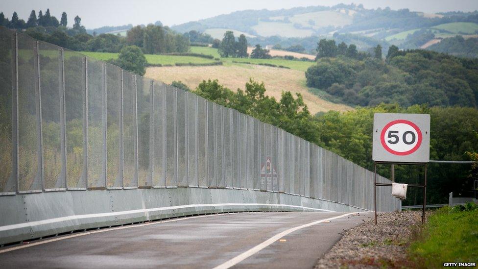 The National Barrier Asset deployed in Newport for a Nato summit