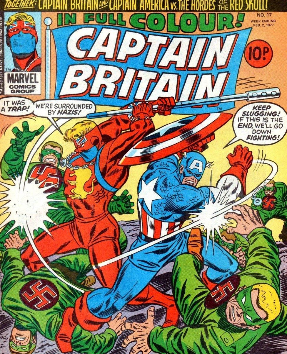 Captain Britain and Captain America